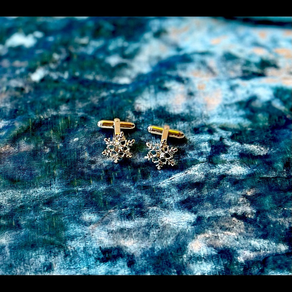 Snowflake Cuff Links
